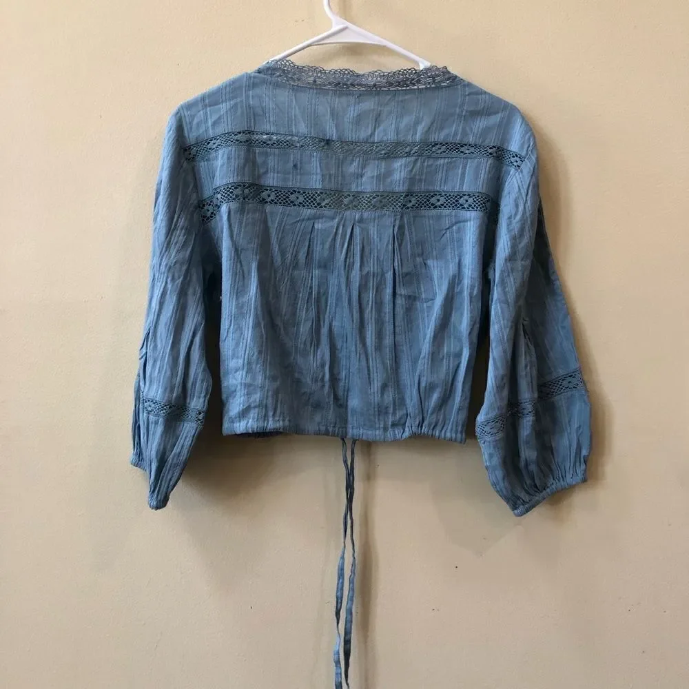 Free People Follow Your Heart Peasant Blouse